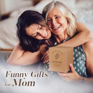 Mothers Day Gifts for Mom, Mom Birthday Gift from Daughter or Son, Funny Present for Grandma Nana Dad, Favorite Child Candle, Sentimental Fathers Day & Christmas Presents, Lavender Scented Candle