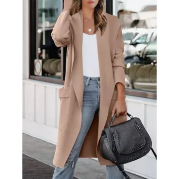 Trendy ANRABESS Long Cardigan Sweater for Women