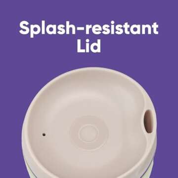 Owala SmoothSip Insulated Stainless Steel Coffee Tumbler, Reusable Iced Coffee Cup, Hot Coffee Travel Mug, Perfect for Cappuccino, BPA Free, 10 oz, Green (Hip Cactus)