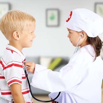 EFO SHM 34-Piece Kids Doctor Playset for Ages 3-5