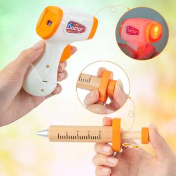 EFO SHM 34-Piece Kids Doctor Playset for Ages 3-5