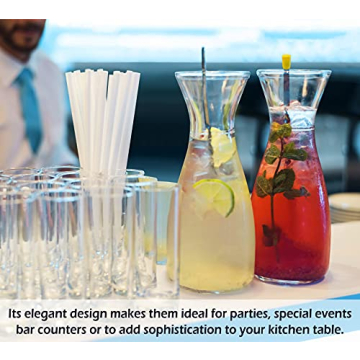 Estilo 1L Glass Carafe Set of 2 with Lid