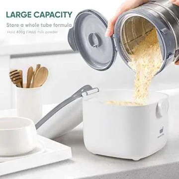 Termichy 14OZ Portable Baby Formula Dispenser Container