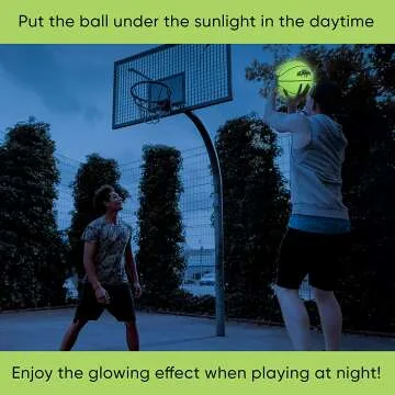 LED Glow in The Dark Basketball for Kids