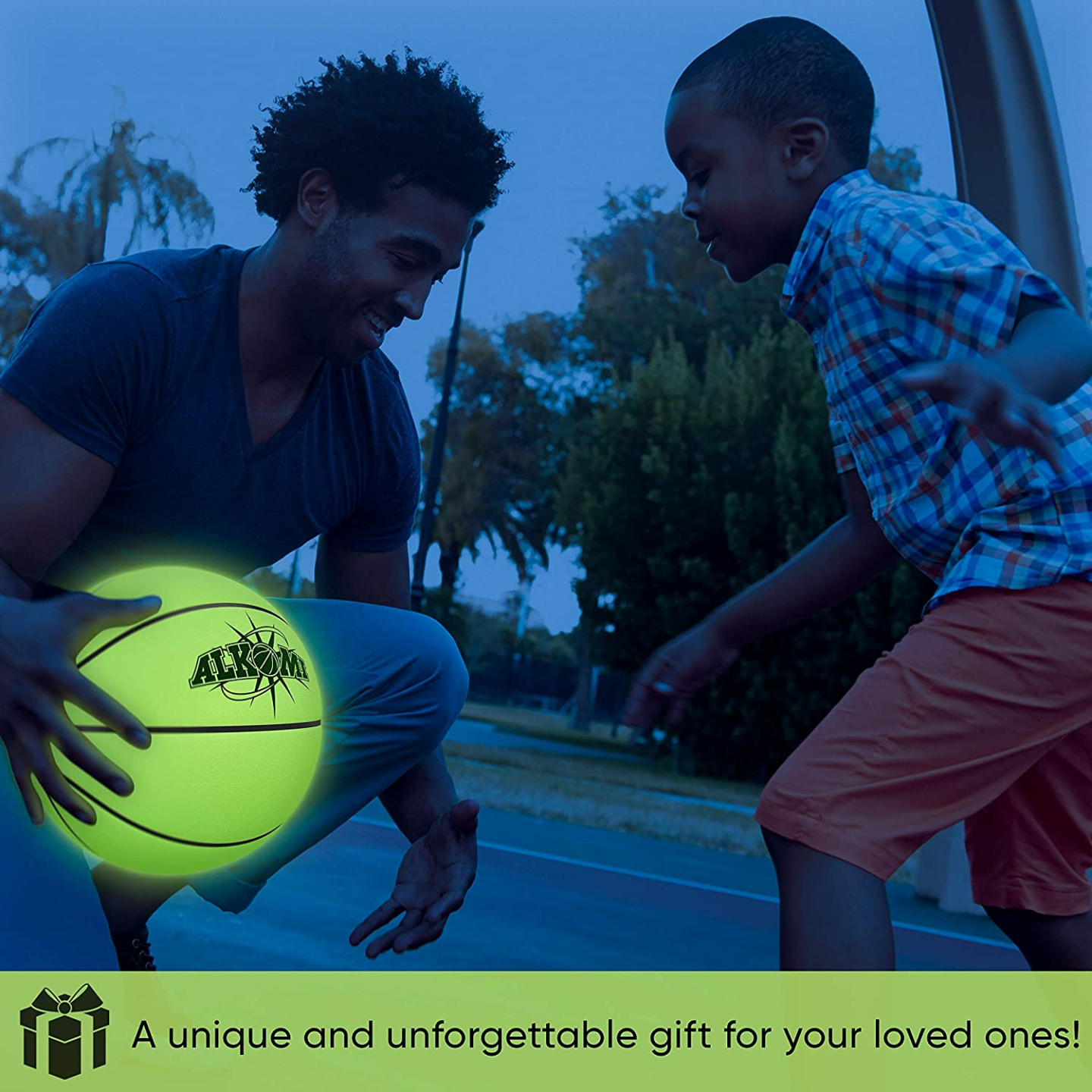 LED Glow in The Dark Basketball for Kids