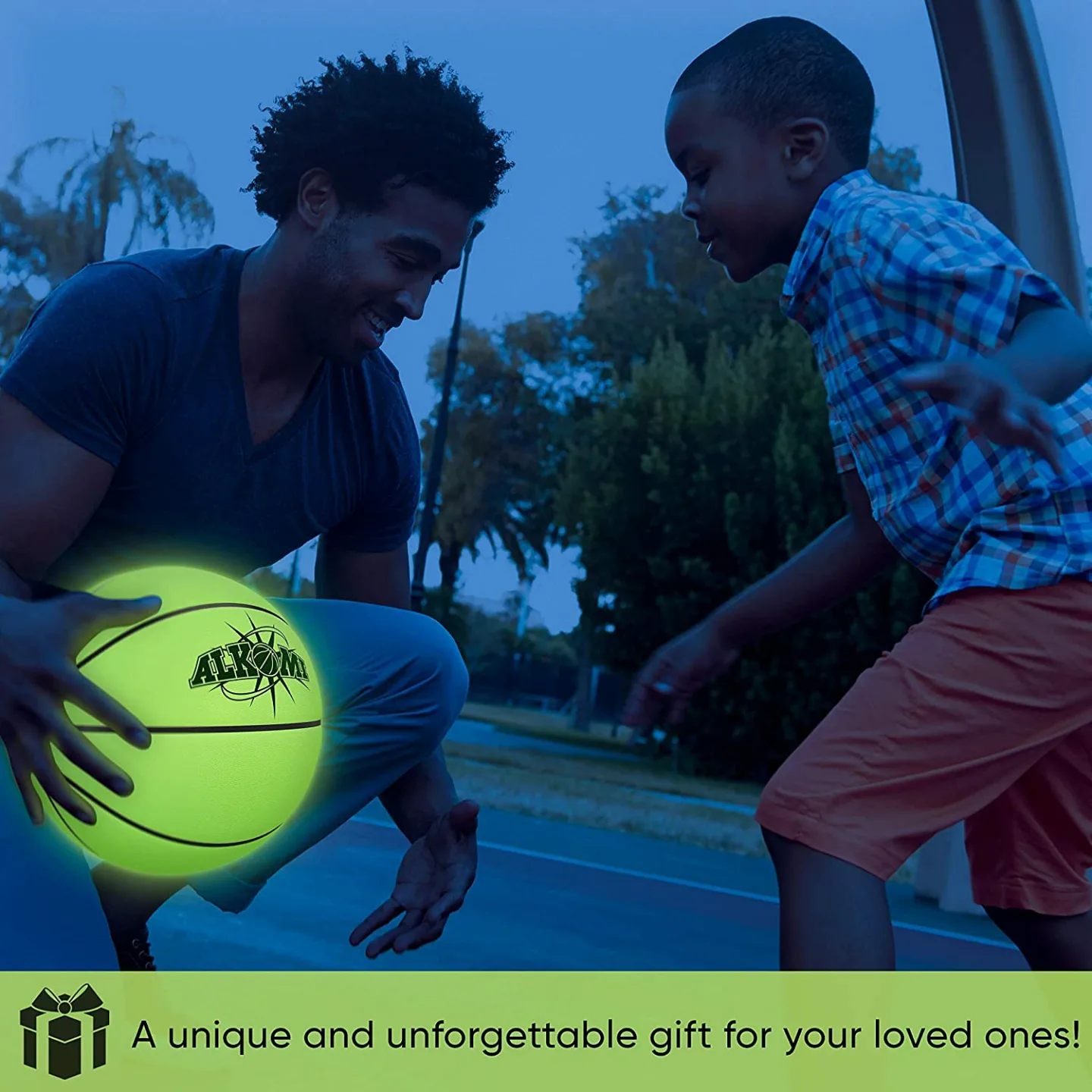 LED Glow in The Dark Basketball for Kids