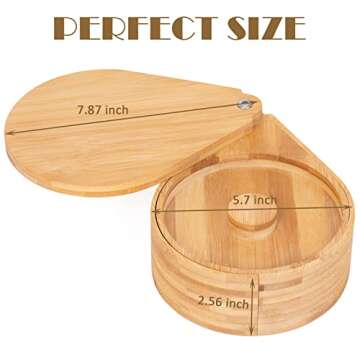 Stylish Bamboo Margarita Salt Rimmer for Perfect Cocktails