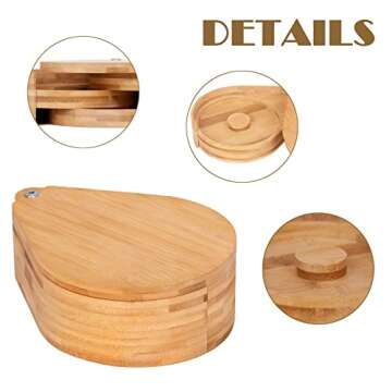 Stylish Bamboo Margarita Salt Rimmer for Perfect Cocktails