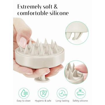 HEETA Scalp Brush Massager for Hair Growth and Clean Scalp
