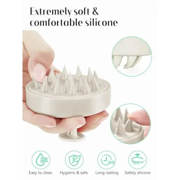 HEETA Scalp Brush Massager for Hair Growth and Clean Scalp
