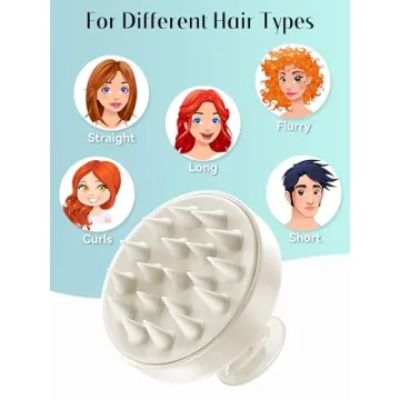 HEETA Scalp Brush Massager for Hair Growth and Clean Scalp