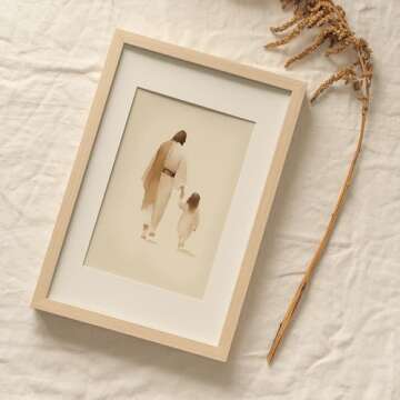 ESSEN Life | The Way He Leads | Christian Wall Art Jesus Poster Decor Christian Christmas Decor Chri...