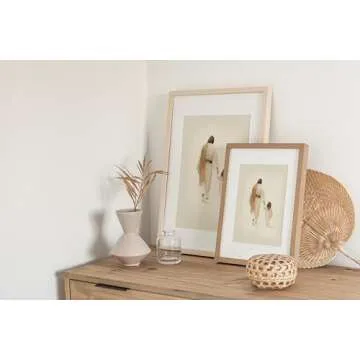 ESSEN Life | The Way He Leads | Christian Wall Art Jesus Poster Decor Christian Christmas Decor Christian Home Decor Perfect Religious Wall Art Gift for Women (8x10 Unframed)