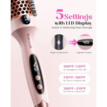 Wavytalk Thermal Brush Dual Voltage Negative Ion Styler