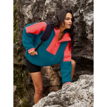 Panadila Womens Sherpa Hoodie - Cozy and Stylish Pullover