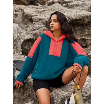 Panadila Womens Sherpa Hoodie - Cozy and Stylish Pullover