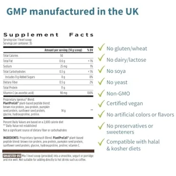 Vegan Collagen Peptide Powder with Essential Amino Acids