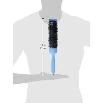 Creative Hair Brushes Italian Azzuro Titanium 7.75" Brush