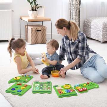 Montessori Crocodile Sensory Wall Panels For Toddlers