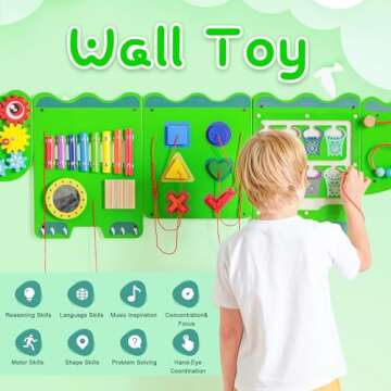 Montessori Crocodile Sensory Wall Panels For Toddlers