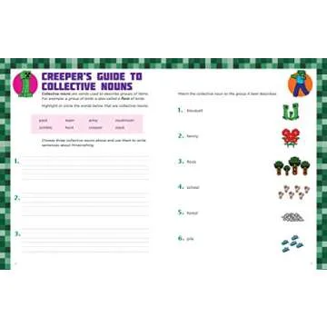 Fun Minecraft Writing Workbook for Kids Aged 7-12