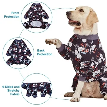 LovinPet Large Dog Pajamas for Surgery Recovery and Comfort