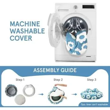 Round Dog Bed for Small Dogs & Cats -Washable Dount Cute Cat Bed for Indoor Cats, Orthopedic Sherpa Fleece Soft Cozy Calming Pet Bed with Removable Zipper Cover (Blue, (23x23x8inches))