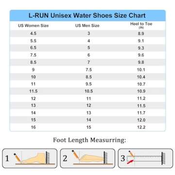 L-RUN Womens Beach Shoes Water Sports Shoes Quick Drying Outdoor Brown M US (Women 6.5, Men 5)=EU37