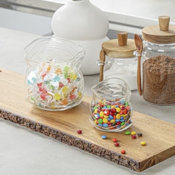 Charming 8 Ounce Glass Candy Bowl for Unique Decor