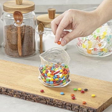 Charming 8 Ounce Glass Candy Bowl for Unique Decor