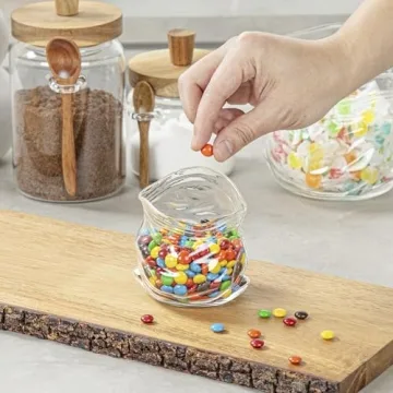 Charming 8 Ounce Glass Candy Bowl for Unique Decor