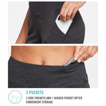 BALEAF Women's High Waisted Bermuda Shorts with Pockets