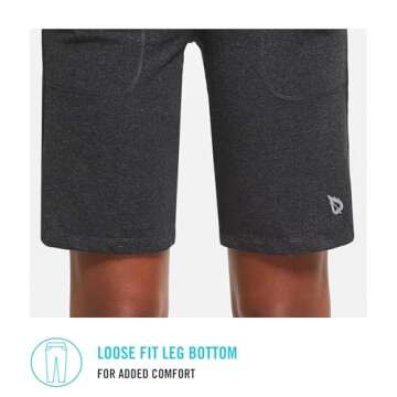 BALEAF Women's High Waisted Bermuda Shorts with Pockets