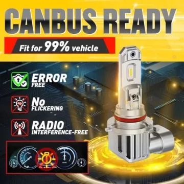 NOVCAPAR 9005 LED Bulbs, 30000LM, Cool White, Mini Size