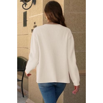 Stylish kipfall Women's Cardigan with Bow Button Design