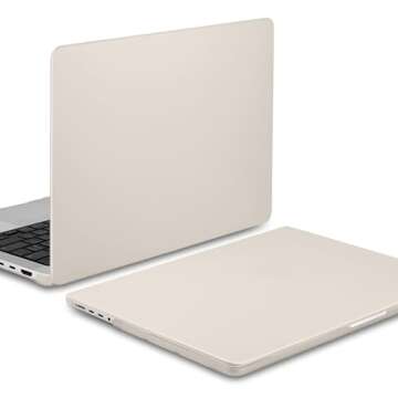 MEEgoodo for M4 MacBook Pro 16 inch Case 2024 | Hard Shell, Keyboard & Webcam Cover