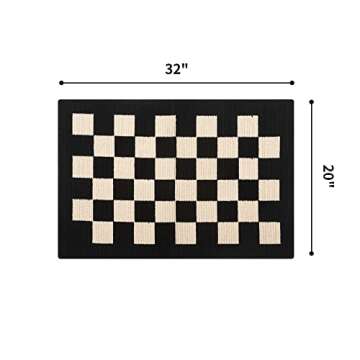 GRANNY SAYS Indoor Doormat, 20" x 32", Non-Slip Front Door Mats, Outdoor Welcome Mat Washable, Low P...