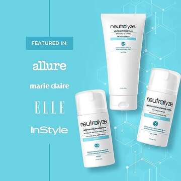 Neutralyze Moderate To Severe Acne Treatment Kit 2.0 - Maximum Strength Acne Kit, 2% Salicylic Acid, 2% Mandelic Acid & Nitrogen Boost Skincare Technology - Acne Treatment for Teens & Adults (90+ Day)