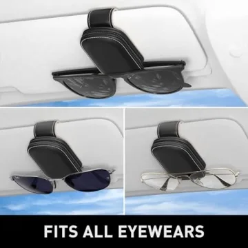 NPOOYI Magnetic Sunglasses Holder for Cars - Elegant & Functional