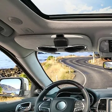 NPOOYI Magnetic Sunglasses Holder for Cars - Elegant & Functional