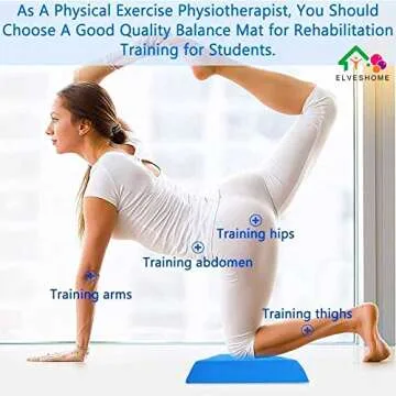 Small Balance Board: Versatile Fitness Balance Pad for All