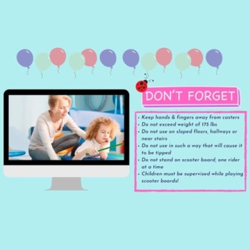 Educational Plastic Scooter Board | Safe, Durable & Fun