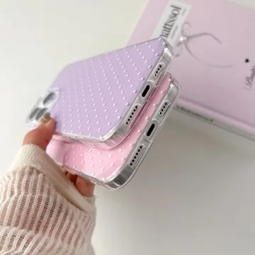 Stylish QLTYPRI Polka Dot Phone Case for iPhone 17