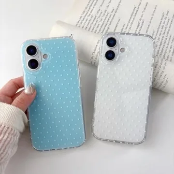 Stylish QLTYPRI Polka Dot Phone Case for iPhone 17