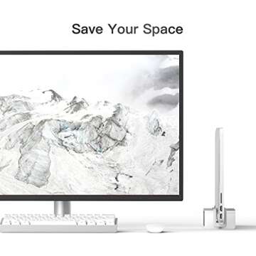 Vertical Laptop Stand for MacBook Pro/Air, Desktop Space-Saving, Laptop Holder(for Old MacBook Pro with Retina)