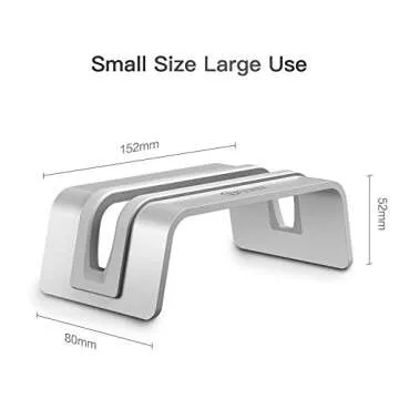 Vertical Laptop Stand for MacBook Pro/Air, Desktop Space-Saving, Laptop Holder(for Old MacBook Pro with Retina)