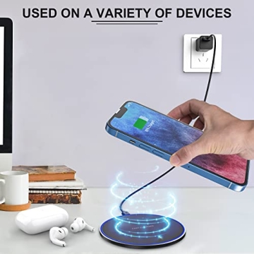 Fast Wireless Charger for iPhone & Other Devices