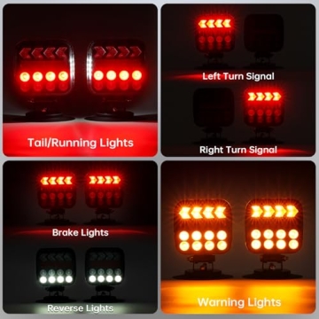 ZUNAICE Wireless Trailer Lights for Safe, Easy Travel