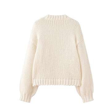 Kawaii Strawberry Knitted Long Sleeve Cardigan for Women