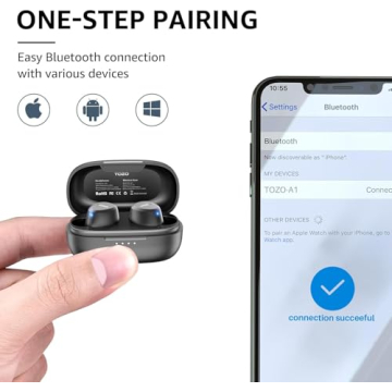 TOZO A1 Mini Wireless Earbuds with Bluetooth 5.3